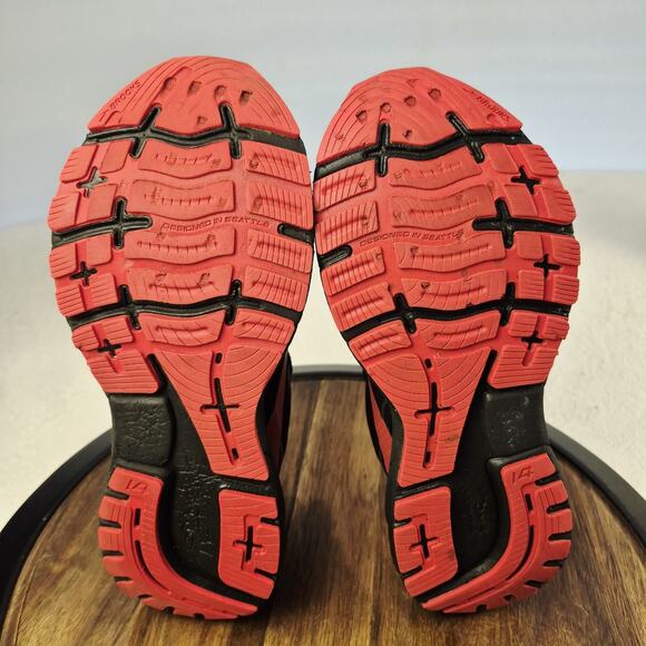 Brooks Mens Ghost 14 GTX Gore-Tex Black/Red Running Shoes Men’s 8.5 Defects - Picture 8 of 11